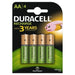 Duracell NiMH 1300mAh LR6/AA зареждаеми батерии 4 броя