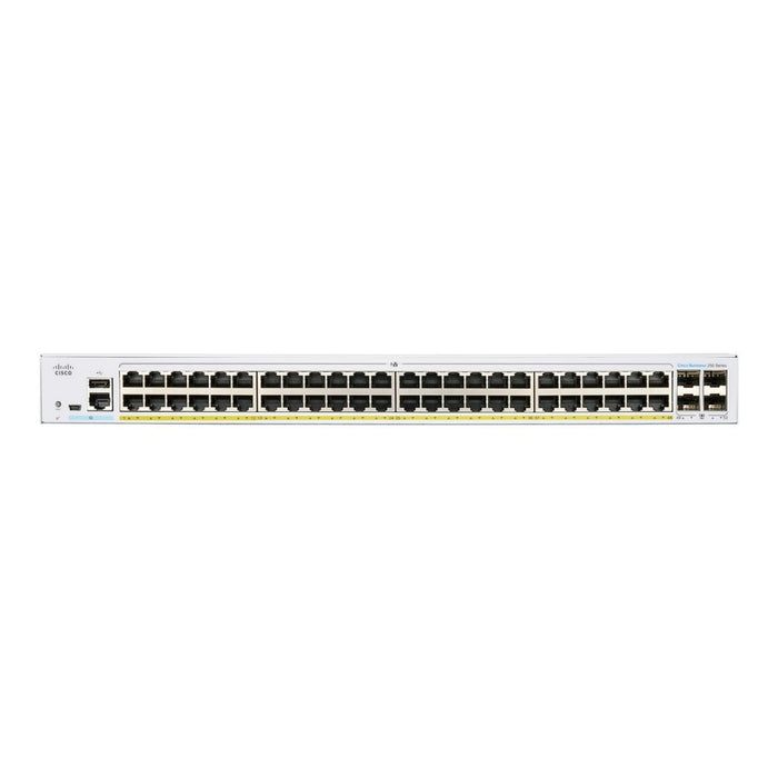 Комутатор CISCO CBS250 Smart 48 - port GE PoE SFP + 4x10G