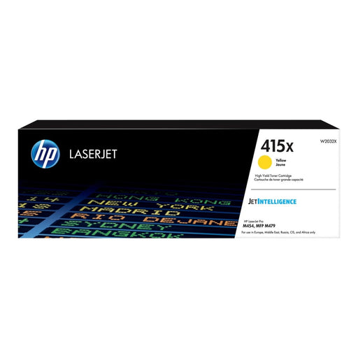 Consumable HP 415X High Yield Yellow Original LaserJet