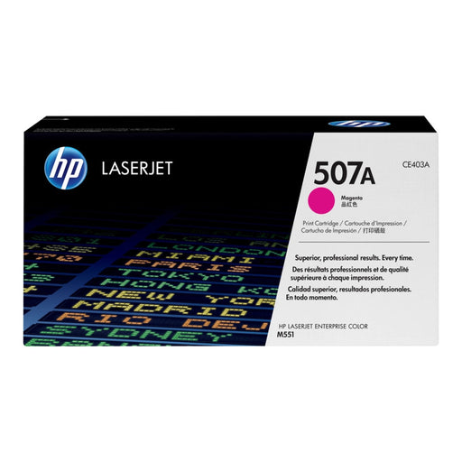 HP 507A original toner cartridge magenta standard capacity