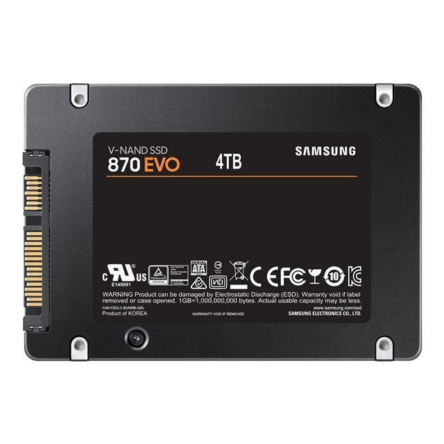 SAMSUNG SSD 870 EVO 4TB 2.5inch SATA 560MB/s read 530MB/s