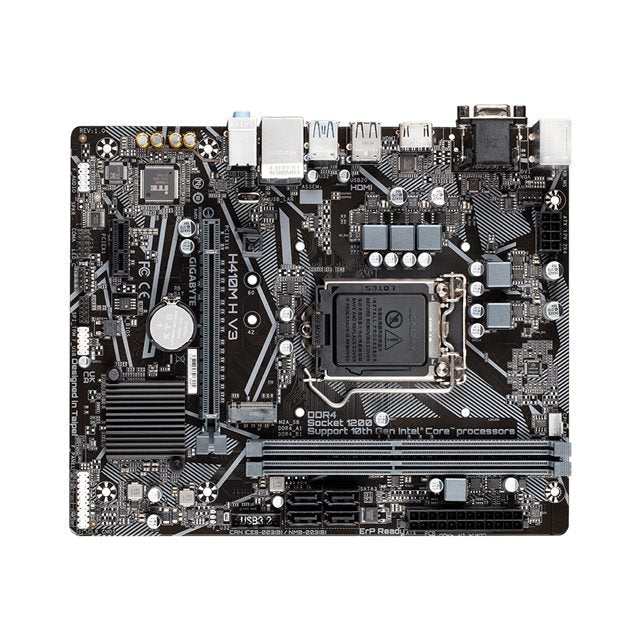 GIGABYTE H410M H V3 LGA 1200 DDR4 1xM.2 4xSATA mATX MB