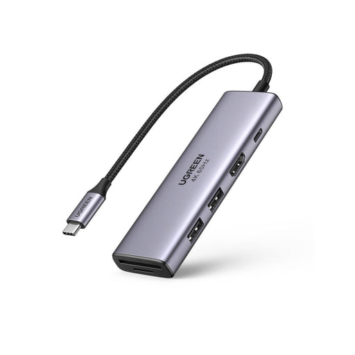 Хъб 5в1 Ugreen CM511 USB - C към 3хUSB3.0/2x USB