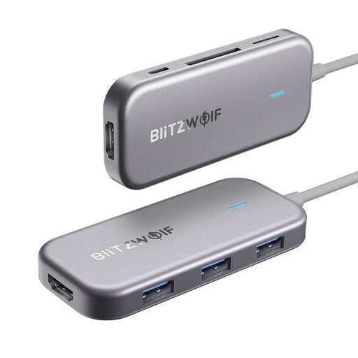 Blitzwolf 7в1 Хъб адаптер от USB - C към