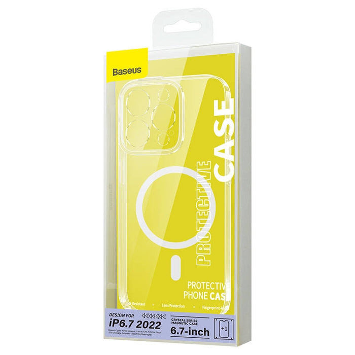 Комплект калъф и стъклен протектор Baseus, за iPhone 14 Plus