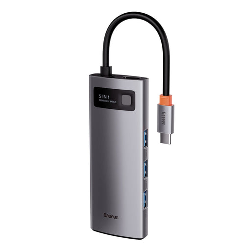 5в1 Хъб адаптер Baseus USB - C към 3xUSB 3.0 + HDMI PD