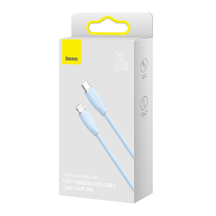 Кабел за зареждане USB-C към Lightning Baseus Jelly 20W