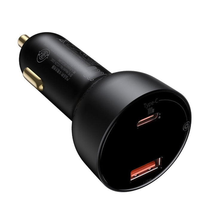 Зарядно за кола + USB - C кабел Baseus Superme USB 100W