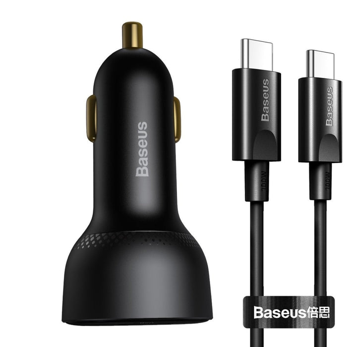Зарядно за кола + USB - C кабел Baseus Superme USB 100W