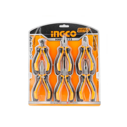 Комплект мини клещи INGCO 6 броя