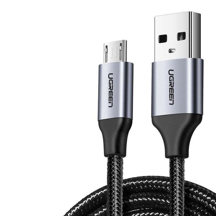 Кабел USB към Micro USB UGREEN, 1m, сив