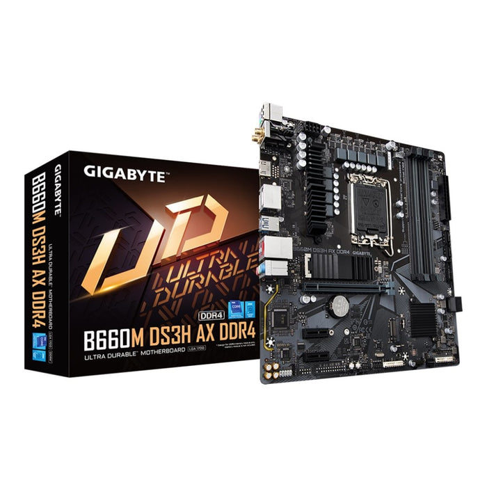 GIGABYTE B660M DS3H AX DDR4 LGA 1700 1xHDMI 2xDP 4xSATA3