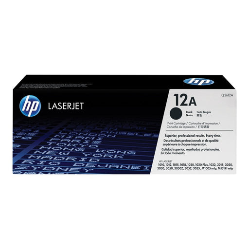 HP 12A оригинална LaserJet тонер