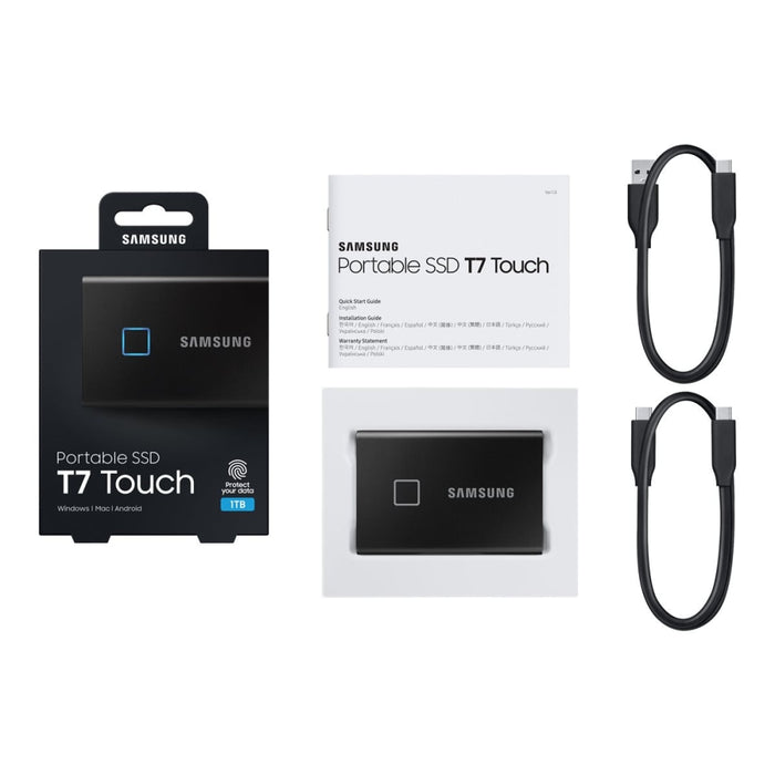 SAMSUNG Portable SSD T7 Touch 1TB extern USB 3.2 Gen.2