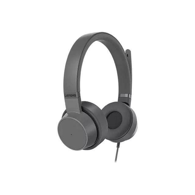 Слушалки LENOVO Go ANC USB - C 107 dB + / - 3dB 40mm 2m сиви