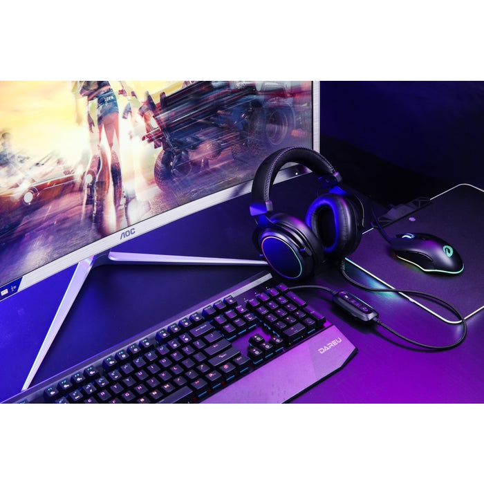 Гейминг слушалки Dareu EH925s PRO ENC RGB 7.1