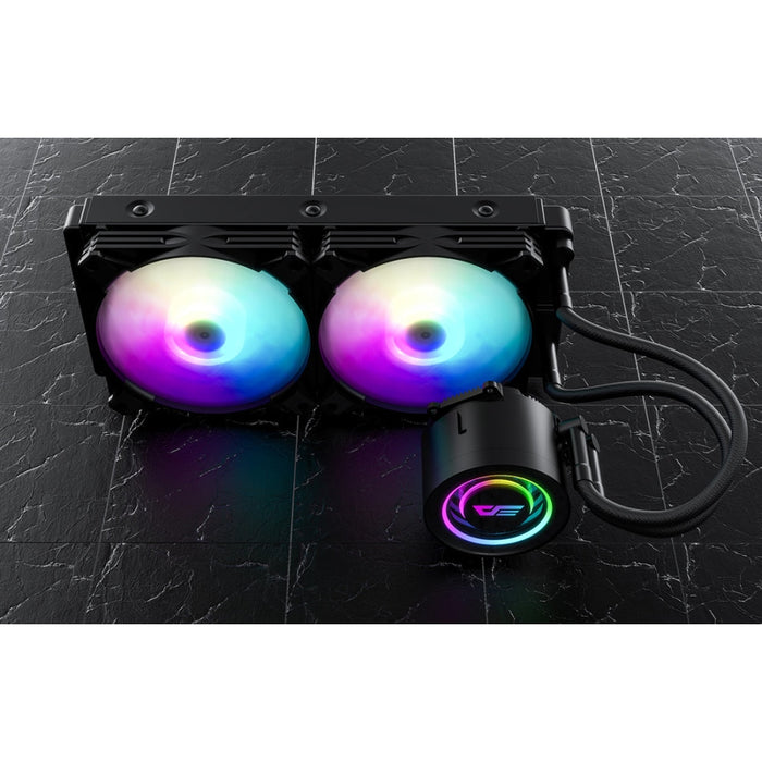 Гейминг воден охладител за процесор Darkflash DX-240 RGB 