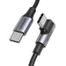 Ъглов кабел USB-C към USB-C UGREEN US334 5A PD 100W 1m