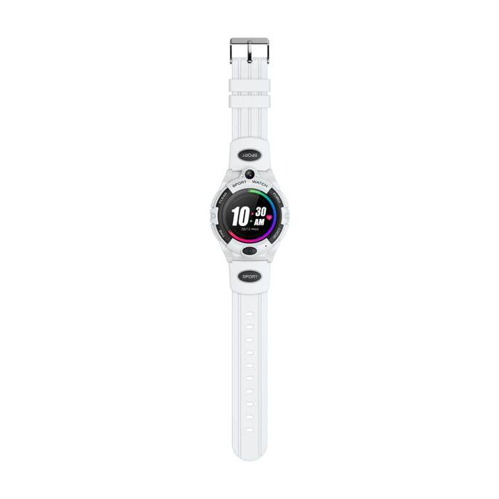 Смарт часовник Vektros VM10 с бяла каишка
