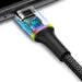 Кабел с LED подсветка Baseus Halo USB към Micro USB 2A 3m