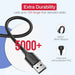 Кабел USB към Micro USB UGREEN QC 3.0 2.4A 2m