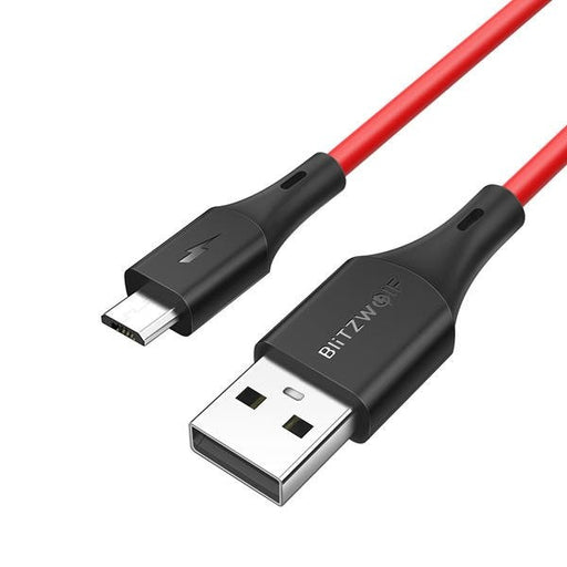 Кабел USB към microUSB BlitzWolf 2A 1.8m