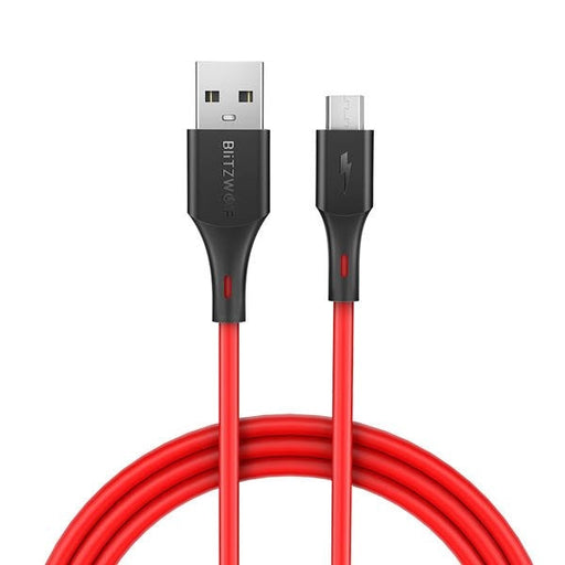 Кабел USB към microUSB BlitzWolf 2A 1.8m