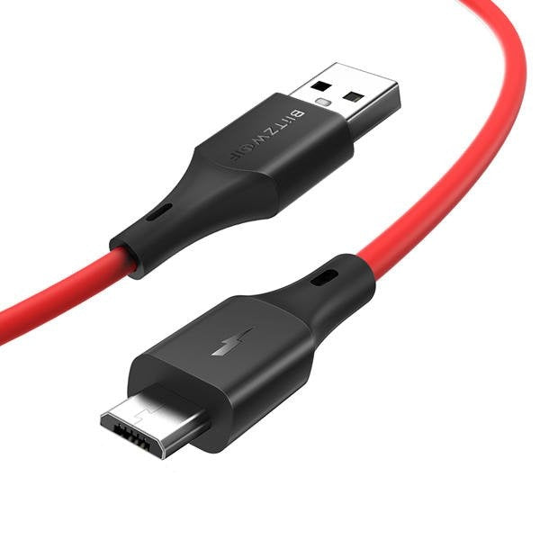 Кабел USB към microUSB BlitzWolf 2A 1.8m
