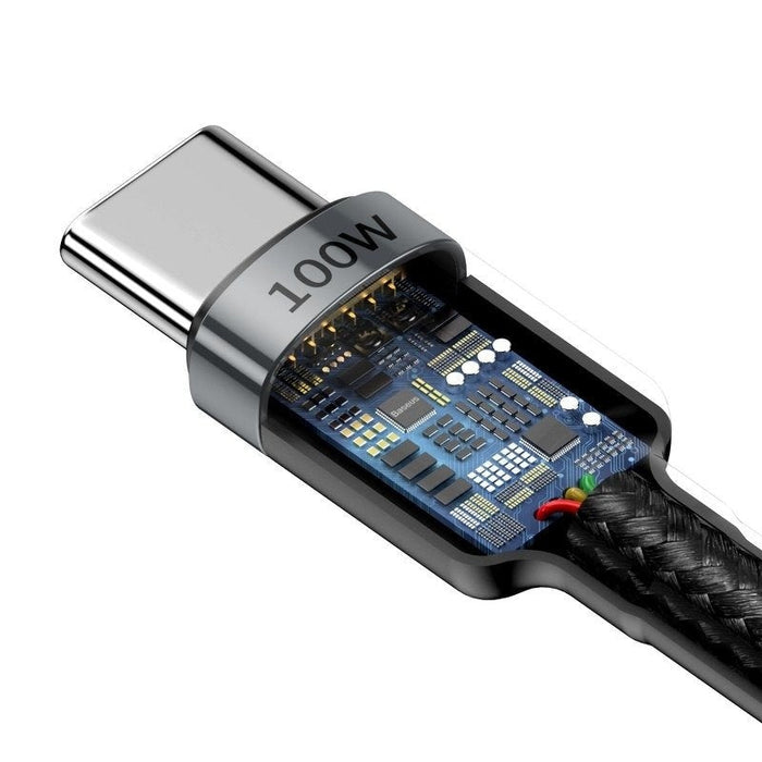 Кабел за зареждане Baseus Cafule USB-C към USB-C QC 3.0 PD 