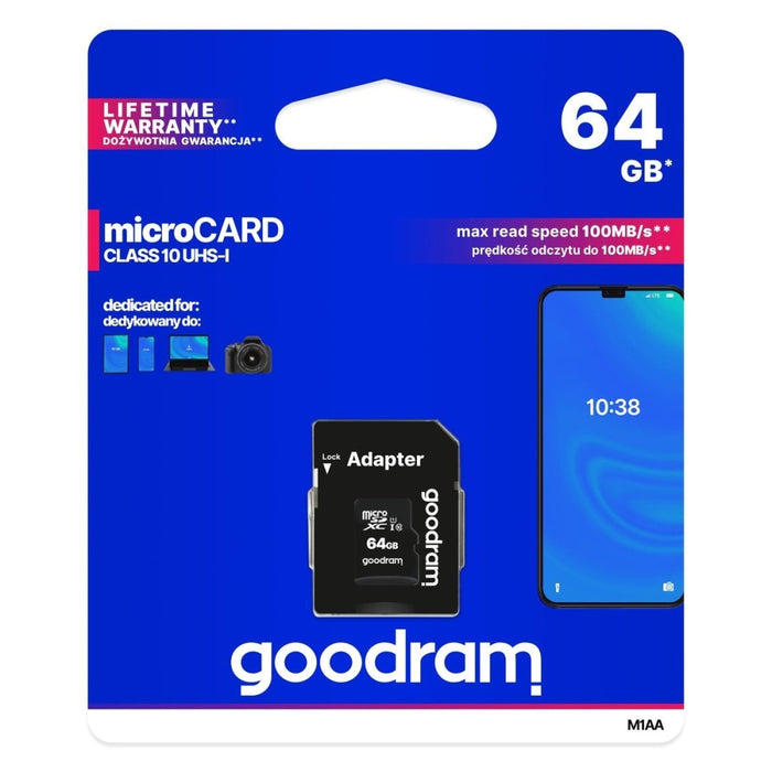 Карта памет microSD Goodram 64GB