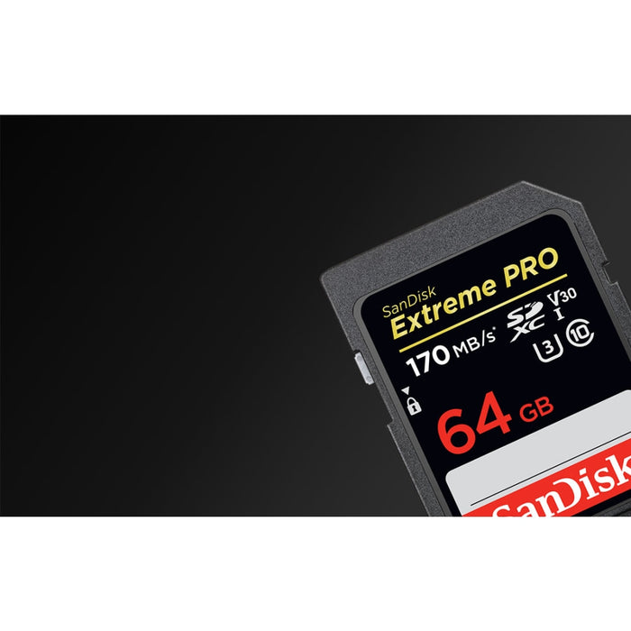 Карта памет SanDisk Extreme Pro SDXC 64GB 170/90 MB/s V30 U3