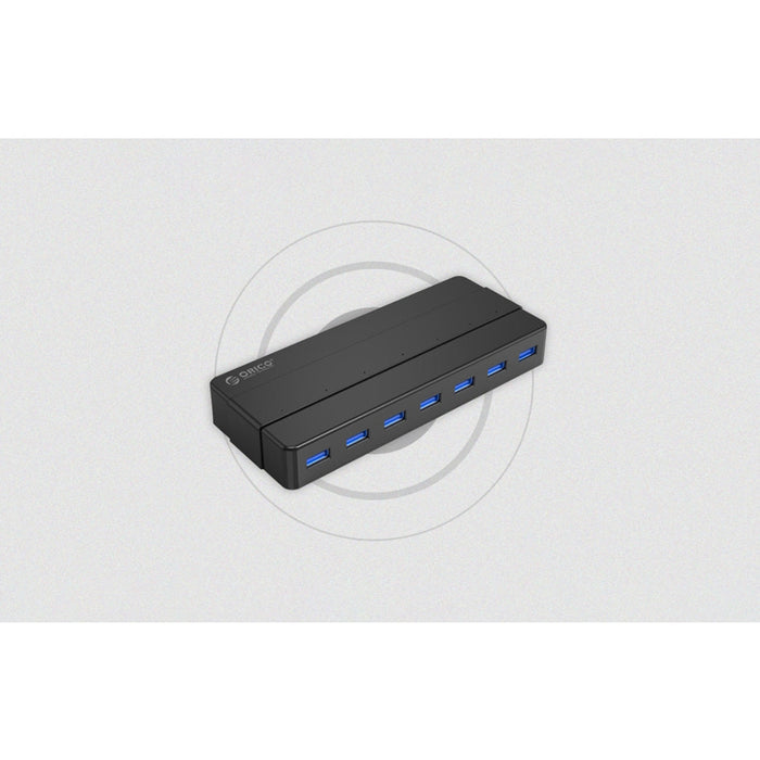 Хъб 7-в-1 Orico USB 3.0 + USB 3.0 1м кабел