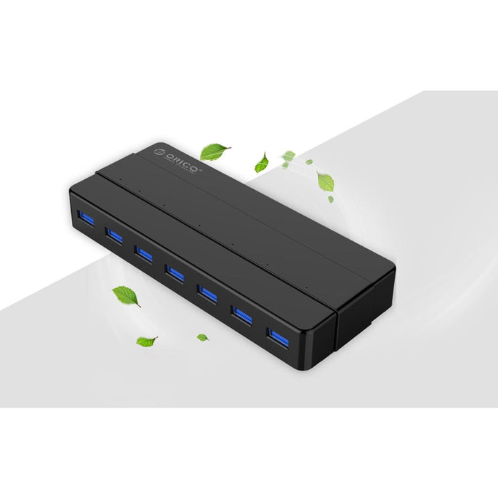 Хъб 7-в-1 Orico USB 3.0 + USB 3.0 1м кабел