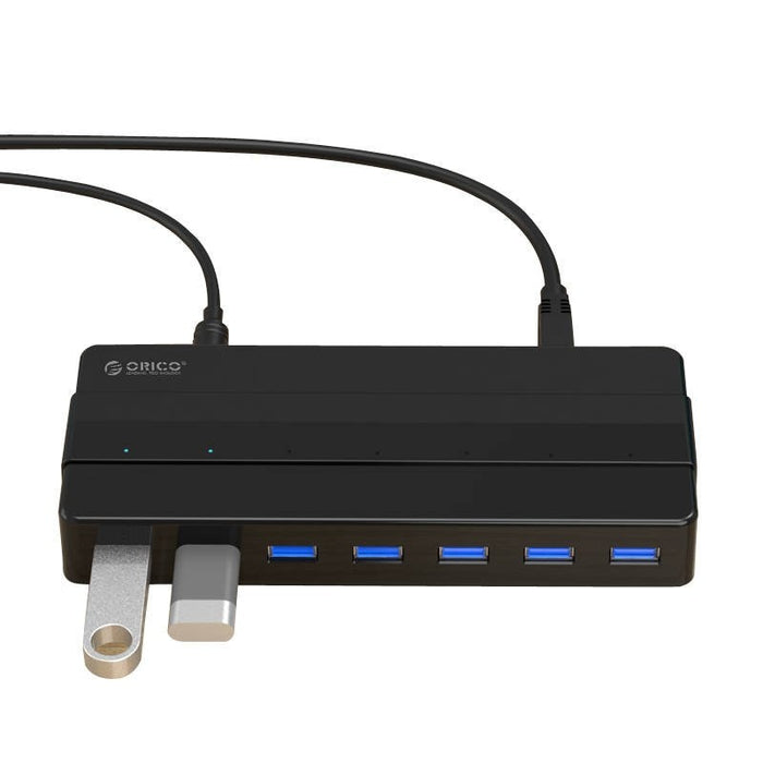 Хъб 7-в-1 Orico USB 3.0 + USB 3.0 1м кабел