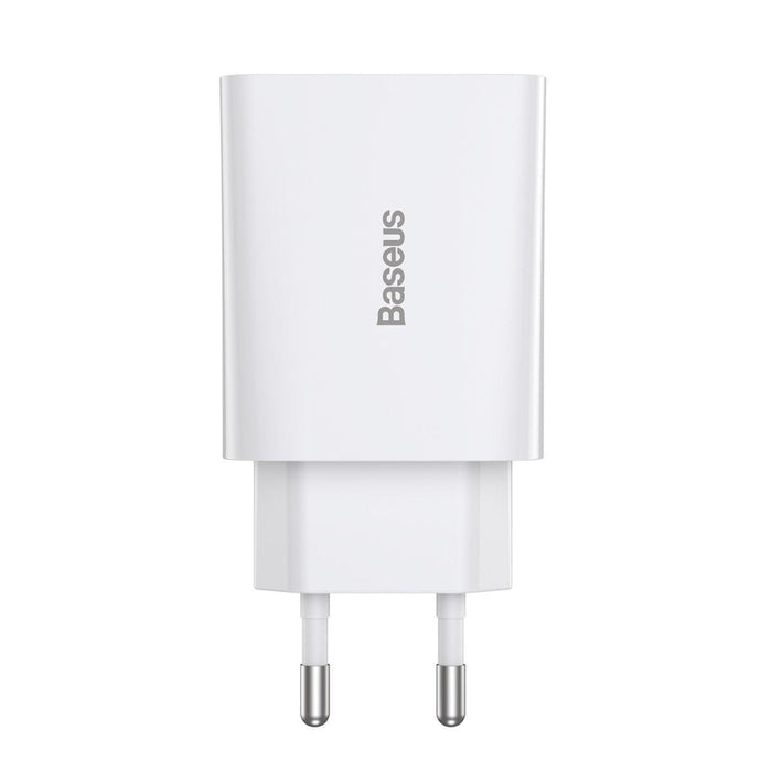 Компактно бързо зарядно устройство Baseus USB USB-C 20W