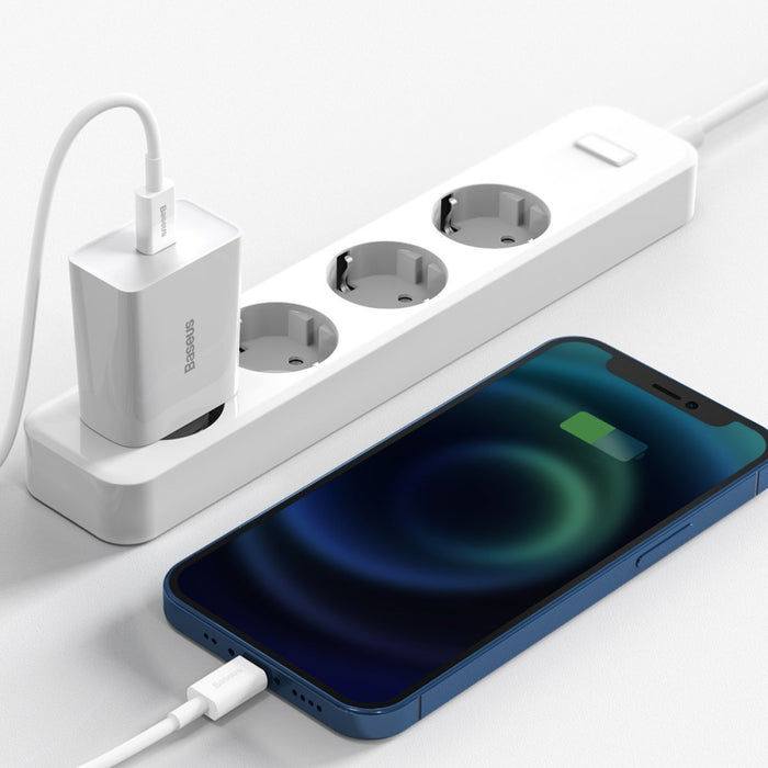 Компактно бързо зарядно устройство Baseus USB USB-C 20W