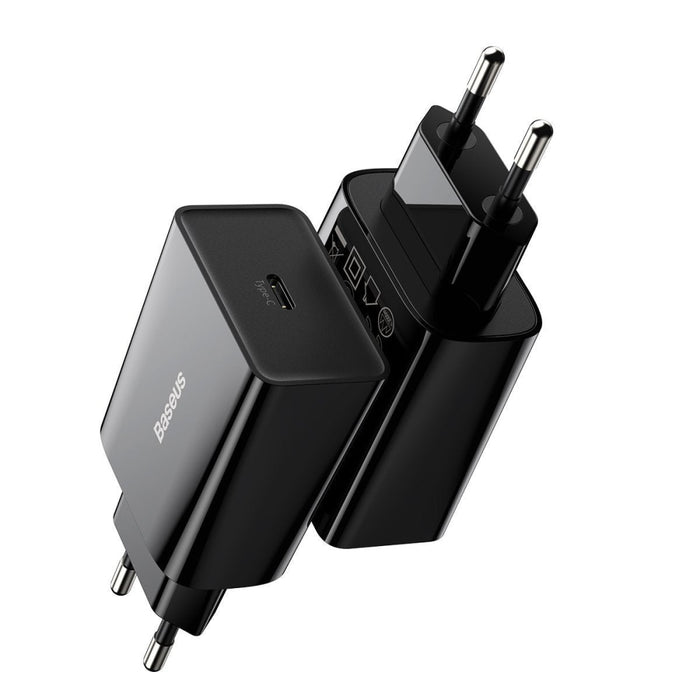 Компактно бързо зарядно устройство Baseus USB USB-C 20W