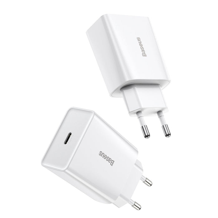 Компактно бързо зарядно устройство Baseus USB USB-C 20W