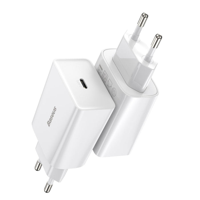 Компактно бързо зарядно устройство Baseus USB USB-C 20W