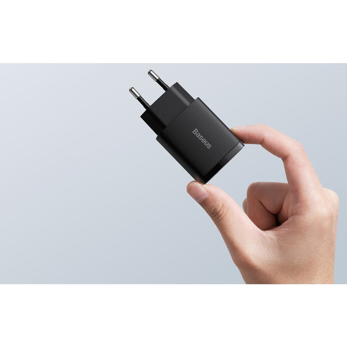 Компактно бързо зарядно устройство Baseus USB USB-C 20W