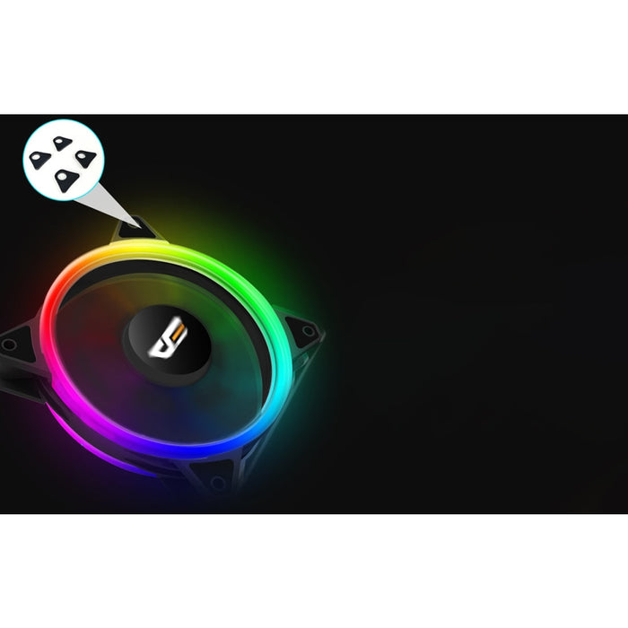 Комплект RGB гейминг охладители Darkflash DR12 Pro 5в1 