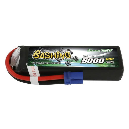 LiPo Батерия Gens Ace Bashing 5000mAh 11.1V 3S1P 60C EC5