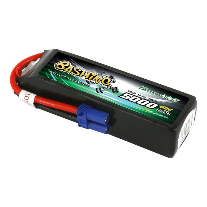 LiPo Батерия Gens Ace Bashing 5000mAh 14.8V 4S1P 60C EC5