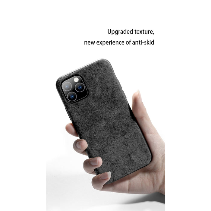 Луксозен калъф от Алкантара кожа за iPhone 11 Pro