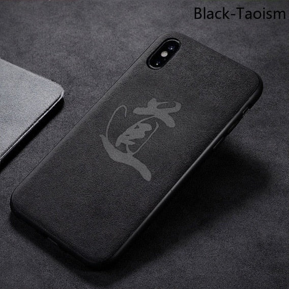 Луксозен калъф от Алкантара кожа за iPhone 7/8