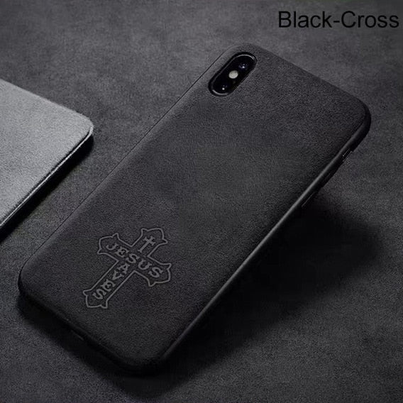 Луксозен калъф от Алкантара кожа за iPhone 7/8