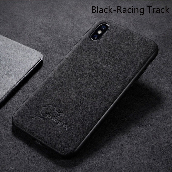 Луксозен калъф от Алкантара кожа за iPhone 7/8