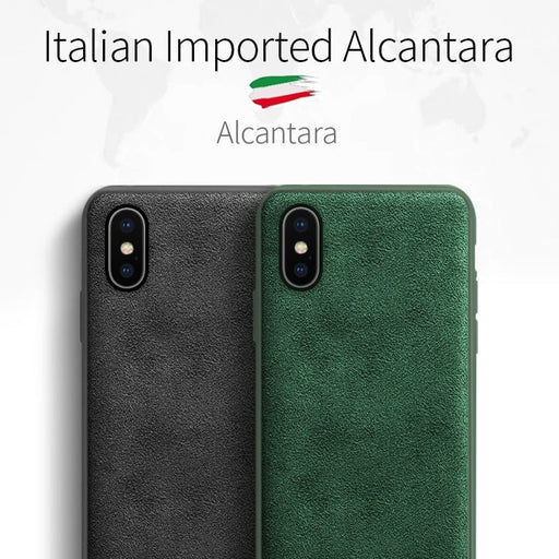 Луксозен калъф от Алкантара кожа за iPhone 7/8