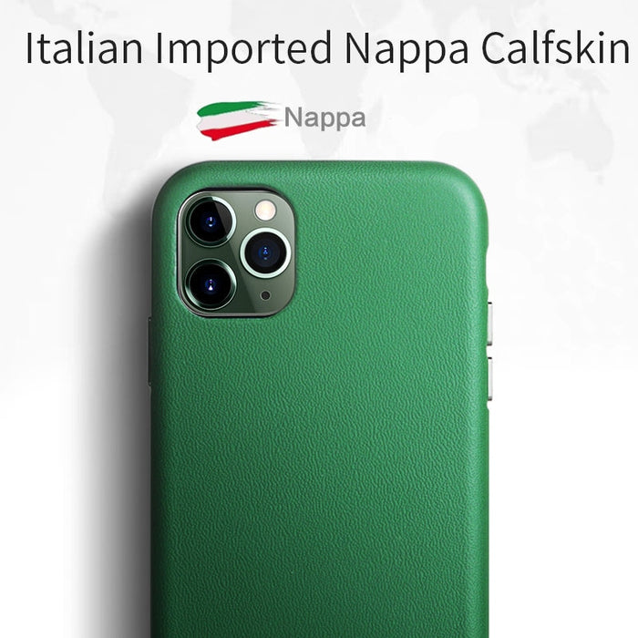 Луксозен калъф от NAPPA кожа за iPhone 11 Pro