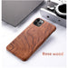 Луксозен калъф от Палисандрово дърво за iPhone 11